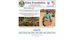 Desktop Screenshot of edenfoundation.org