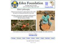 Tablet Screenshot of edenfoundation.org